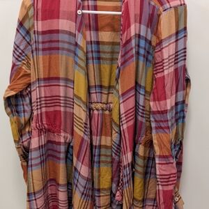 Motherhood Multicolor Plaid Shirt